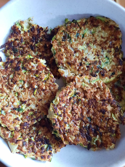 galette de quinoa et courgette