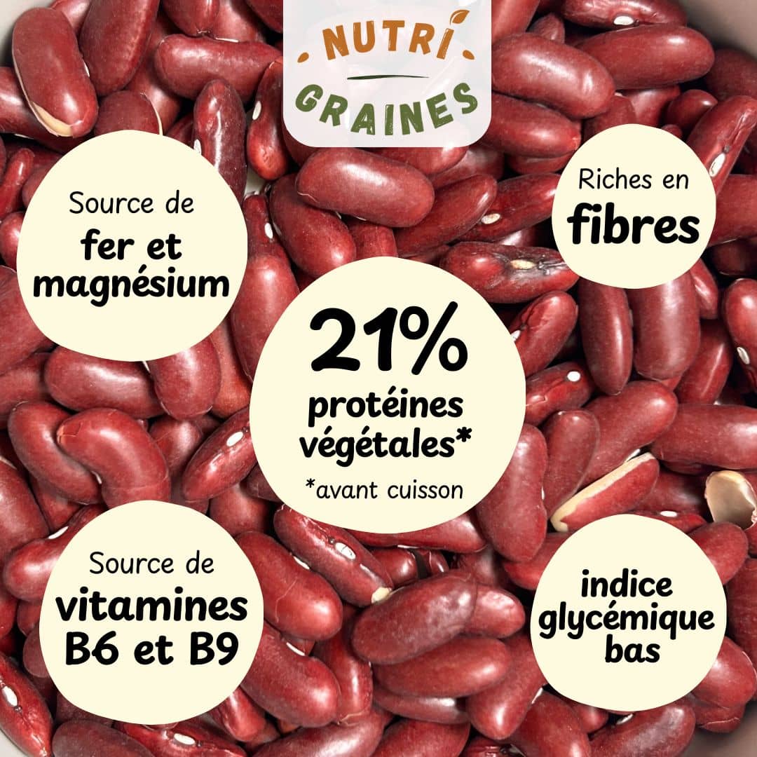 Haricots rouges HVE Origine France