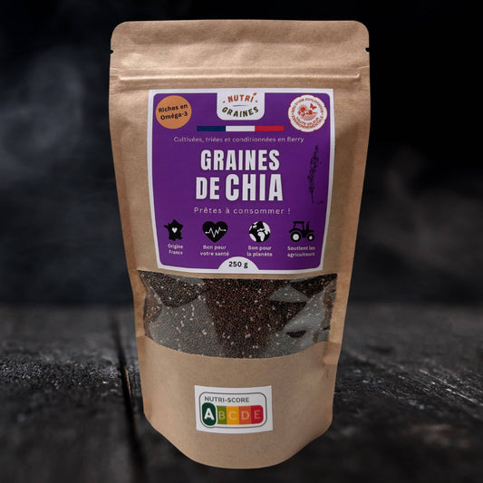 graines de chia HVE origine France 250g