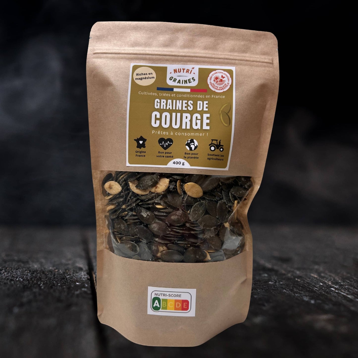 graines de courge HVE origine France 400g