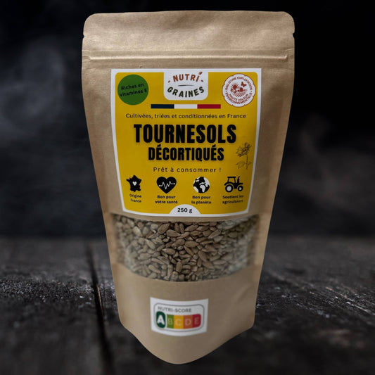 graines de tournesol decortiquees 250g origine france