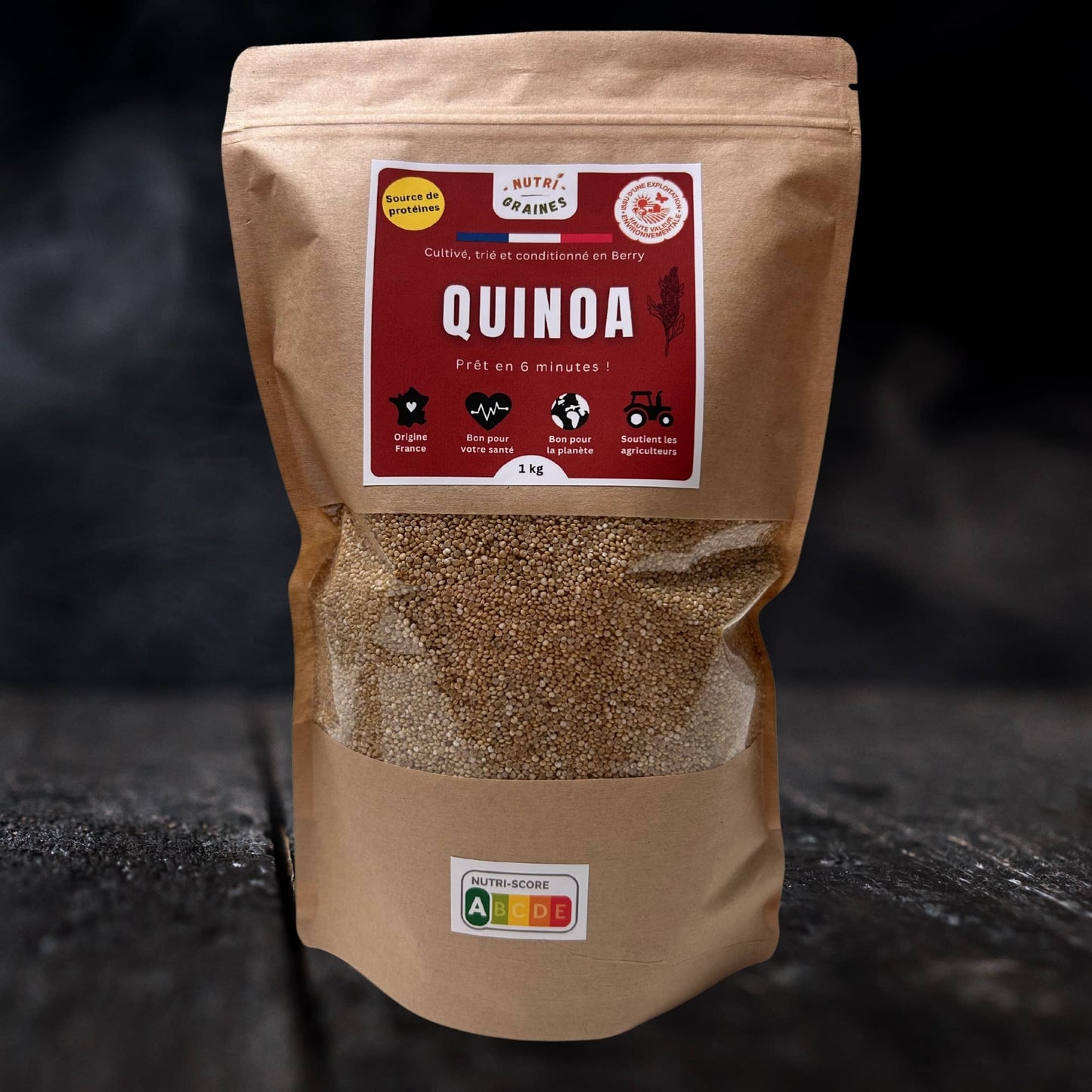quinoa blanc origine france 1kg