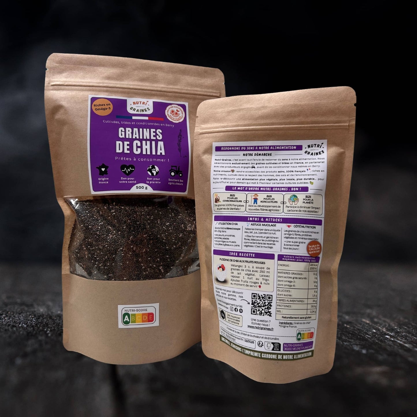 graines de chia HVE origine France