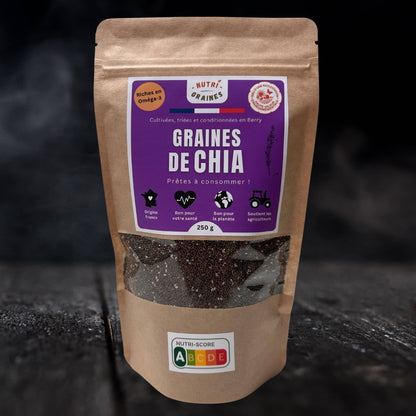 graines de chia HVE origine France 250g