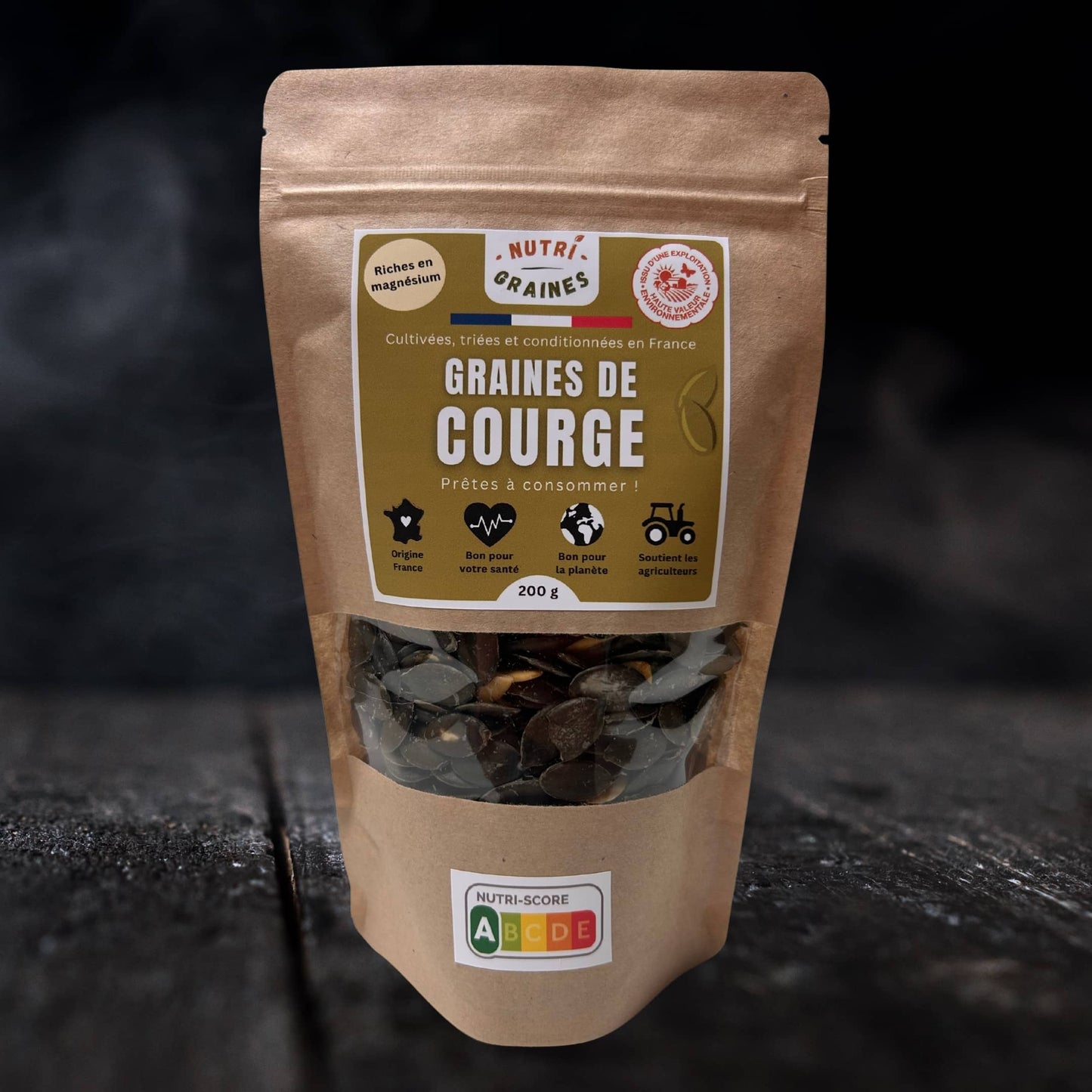 graines de courge HVE origine France 200g