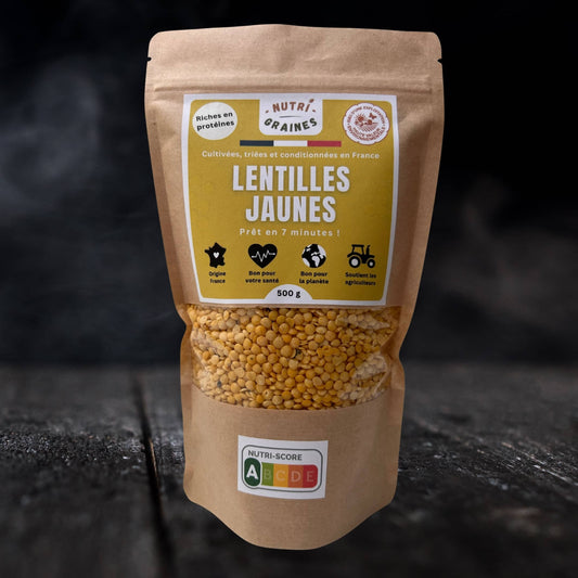lentilles jaunes origine France
